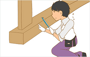 8:30 現場に到着、作業開始